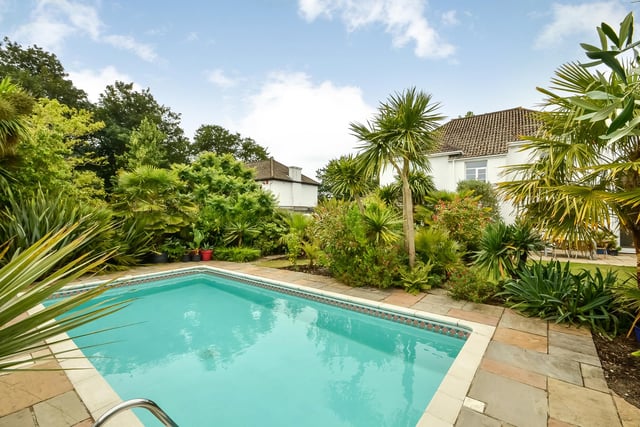 The private swimming pool is perfect for those hot summers!