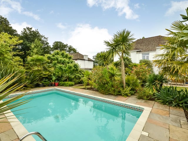 The private swimming pool is perfect for those hot summers!
