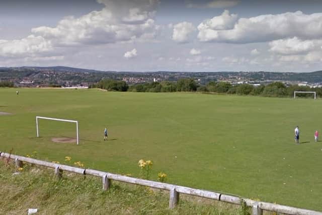 The playing fields at Skye Edge, just off Skye Edge Avenue.