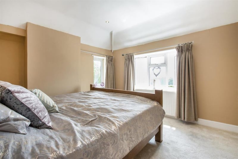 There are four generously proportioned bedrooms on the first floor.