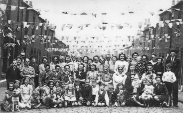 VE Day street party in Nicholson Place, Heeley. Picture submitted by George Ducker