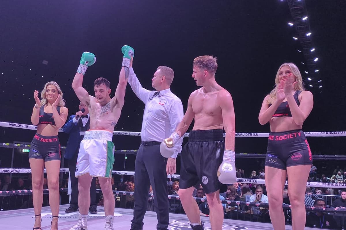 Whitters Boxing Rotherham Victory for Blades’ kitman Geelan in Magna boxing show, Rotherham