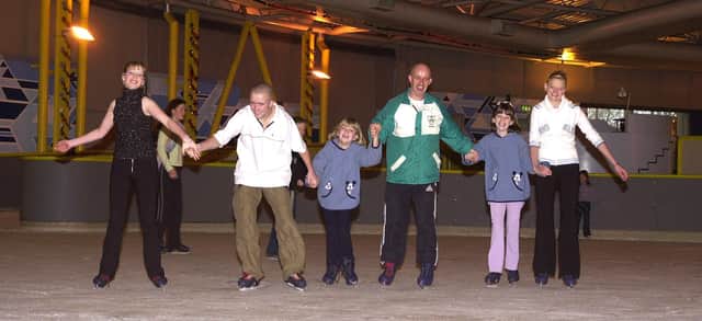 Who can you spot in these ice skating pictures from years gone by?