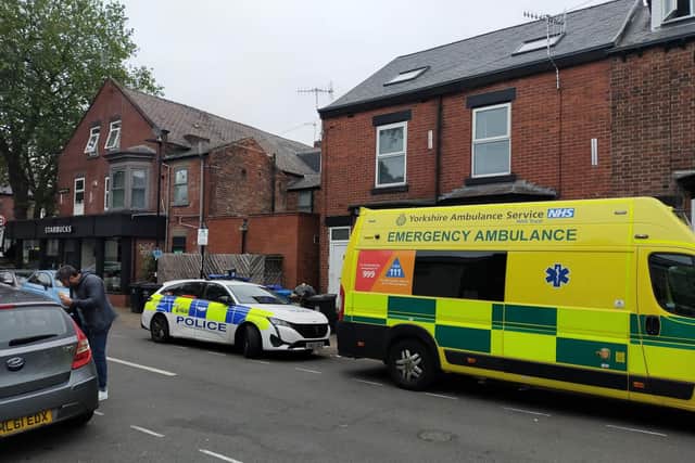 Emergency services were called to a property at around 11.50am on Thursday, June 1 on Harefield Road, Sharrow.