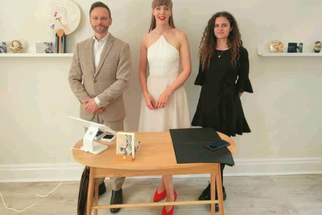 Johnny Pawlik, Ellie Rogers and Michelle Lyons at Atelier Japan