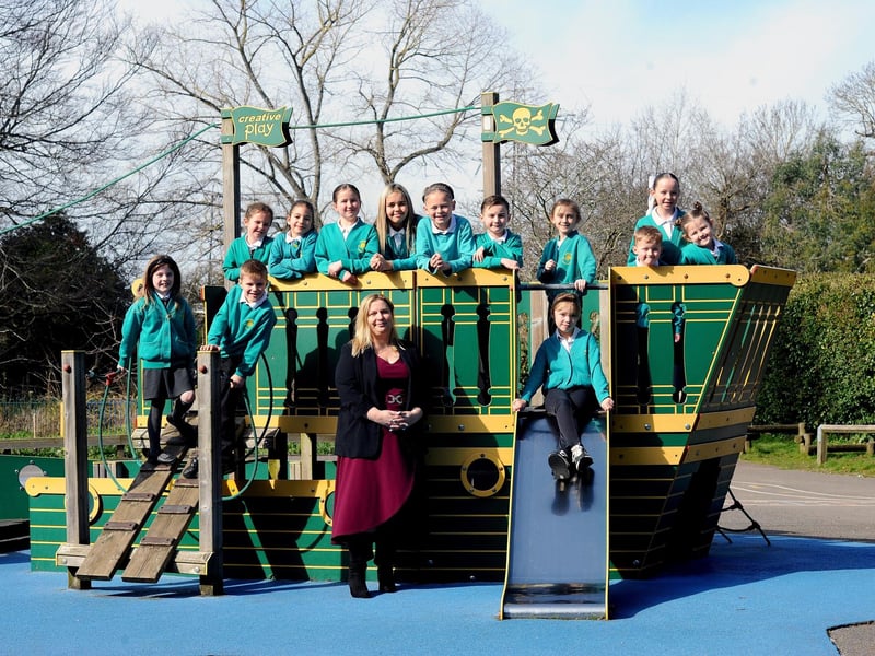 45 pupils put Medina Primary School as their first choice but only 30 first choice offers were received.

Pictured is: Headteacher Amanda McGarvey with some of the children at Medina Primary School.  

Picture: Sarah Standing (060325-2783)
