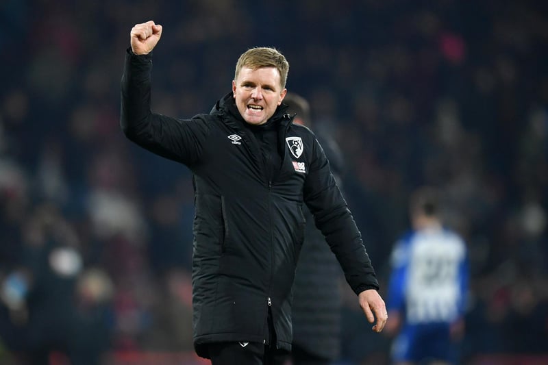 Current job: Unemployed. Last club: Bournemouth. Career win percentage: 41%