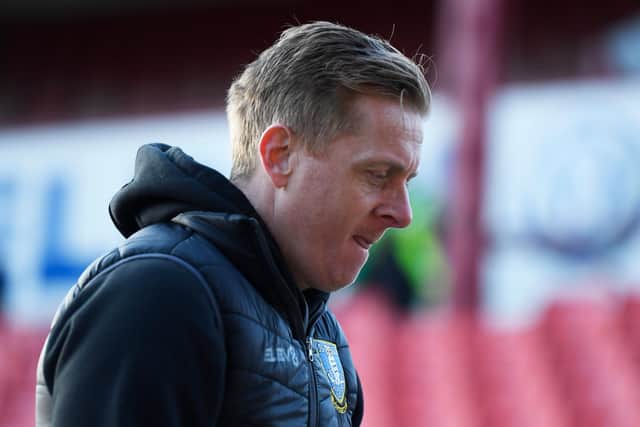 BARNSLEY, ENGLAND - FEBRUARY 08: Garry Monk, manager of Sheffield Wednesday looks on in dejection after the Sky Bet Championship match between Barnsley and Sheffield Wednesday at Oakwell Stadium on February 08, 2020 in Barnsley, England. (Photo by George Wood/Getty Images)