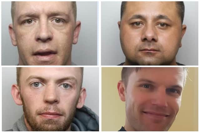 South Yorkshire Police are looking for 23 men wanted for a range of offences including murder