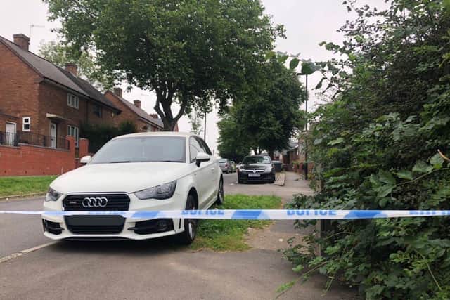 Firth Park stabbings: Officers at the scene said the cordon may remain in place for some time.