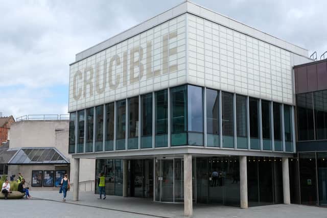 The Crucible Theatre, pictured this summer before it reopened