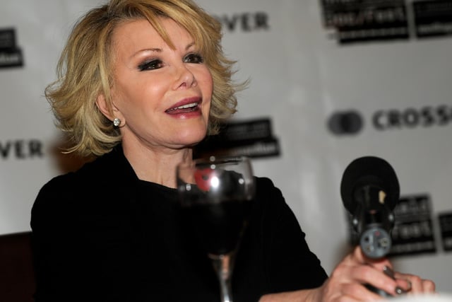 The acid-tongued comedian launched the Sheffield Doc/Fest at the Leopold Hotel in 2010. A documentary about her career, Joan Rivers: A Piece of Work, was one of that year's highlights.
