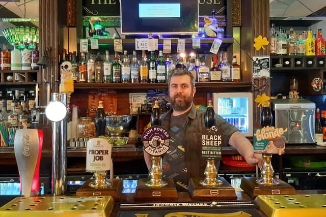 The Church House, on St James’ Street, near Sheffield Cathedral, has been named CAMRA Sheffield & District Pub of the Month for November 2022. Pictured is pub manager Andrew Delemere