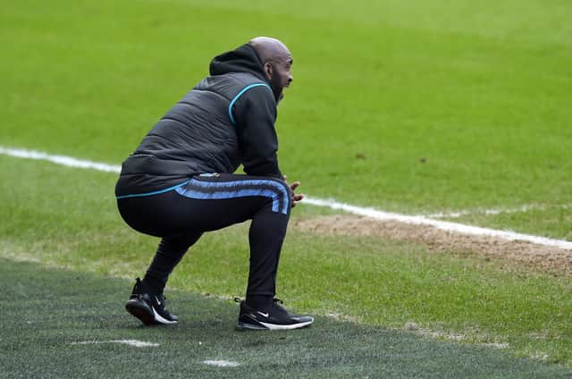 Darren Moore and Sheffield Wednesday are not throwing in the towel. (Pic Steve Ellis)