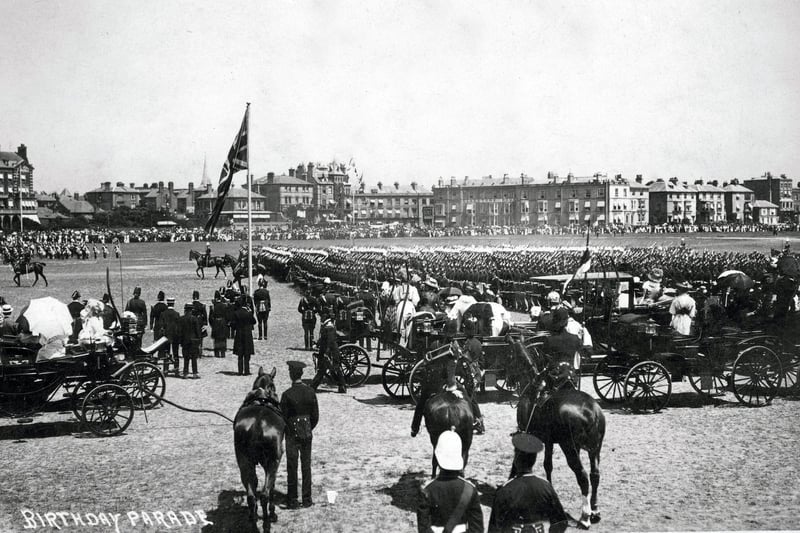 The birthday parade on Southsea Common for King George V probably between 1910 and 1914.
Picture: Costen.co.uk