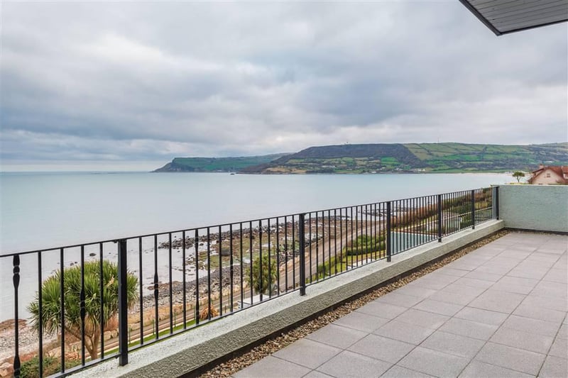 Magnificent sea views from the property.