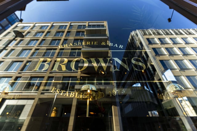 Browns, a national chain, was founded in 1973 when its first restaurant opened in Brighton.