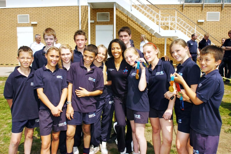 Here's a 2007 event to remember. Olympic champion Dame Kelly Holmes visited the school in 2007 but were you pictured with her?
