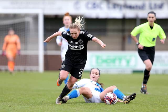 Sheffield United Women were knocked out of the League Cup by Blackburn Rovers. (Photo by Charlotte Tattersall/Getty Images)