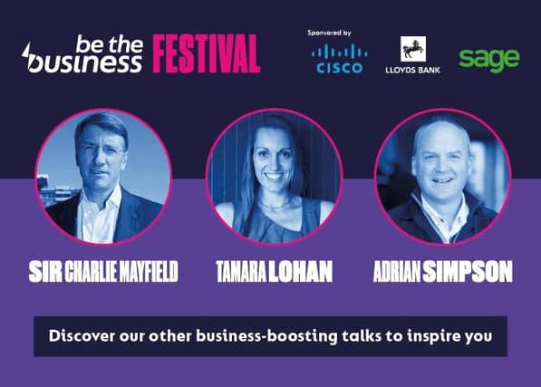Meet the speakers at this year’s Be the Business Festival
