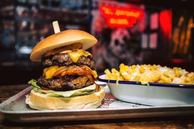 Good burgers and drinks are the order of the day at this Frederick Street bar.