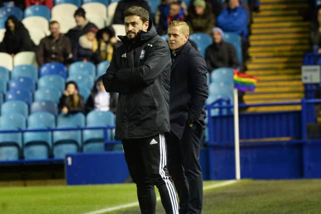 Pep Clotet will be locking horns again when Garry's Monk's Sheffield Wednesday travel to take on his Birmingham City side on Saturday. Photo: Steve Ellis