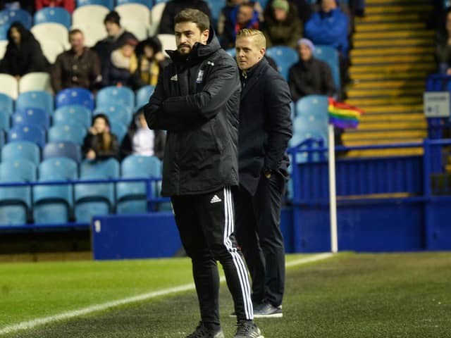 Pep Clotet will be locking horns again when Garry's Monk's Sheffield Wednesday travel to take on his Birmingham City side on Saturday. Photo: Steve Ellis