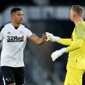 Curtis Davies and Ryan Allsop of Derby County (Charlotte Tattersall/Getty Images)