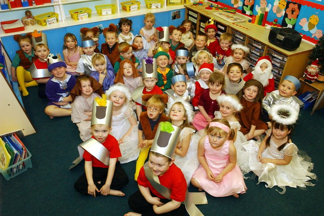 Reception class pupils at Farringdon Primary School who took part in the 2004 Nativity. Is there someone you know in the photo?