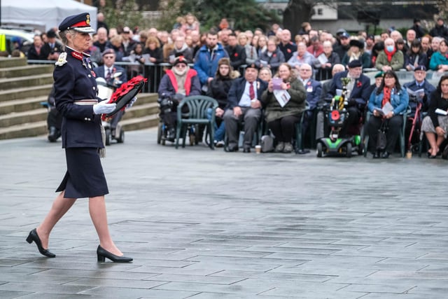 Sheffield pays tribute to the fallen on Remembrance Sunday in Barker's Pool