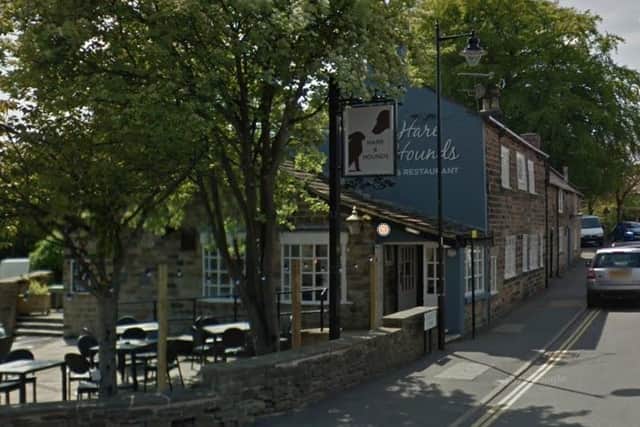 Nine masked men entered the Hare and Hound pub in Dore, Sheffield, before attacking another group of men inside. One man was stabbed as a result.