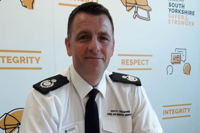 South Yorkshire Fire and Rescue Service assistant chief fire officer Andy Strelczenie has been investigating fire safety issues at flats in Wicker Riverside, Sheffield