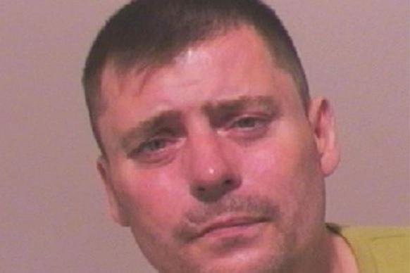Harrison, 50, of no fixed abode, was jailed for three years for burglary, theft of a motor vehicle, three counts of fraud by false representation and having no insurance