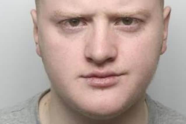 Pictured is Shae Nicholson, aged 20, of of Lincoln Close, Denaby Main, Doncaster, who has been found guilty at Sheffield Crown Court of murder after a vulnerable man was attacked in an alleyway.