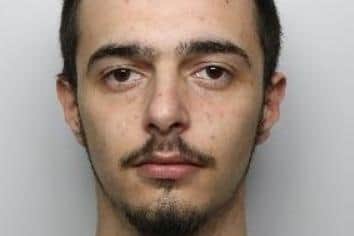 Pictured is Stephen Whittaker, aged 20, of Chalmers Drive, Doncaster, who was sentenced at Sheffield Crown Court to two years of detention in a Young Offender Institution after he pleaded guilty to possessing a bladed article and to a Section 20 unlawful wounding offence.