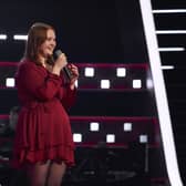 Hannah Rowe, of Penistone, Barnsley, performing on The Voice, where she was selected by Anne-Marie. Photo by Rachel Joseph/ITV
