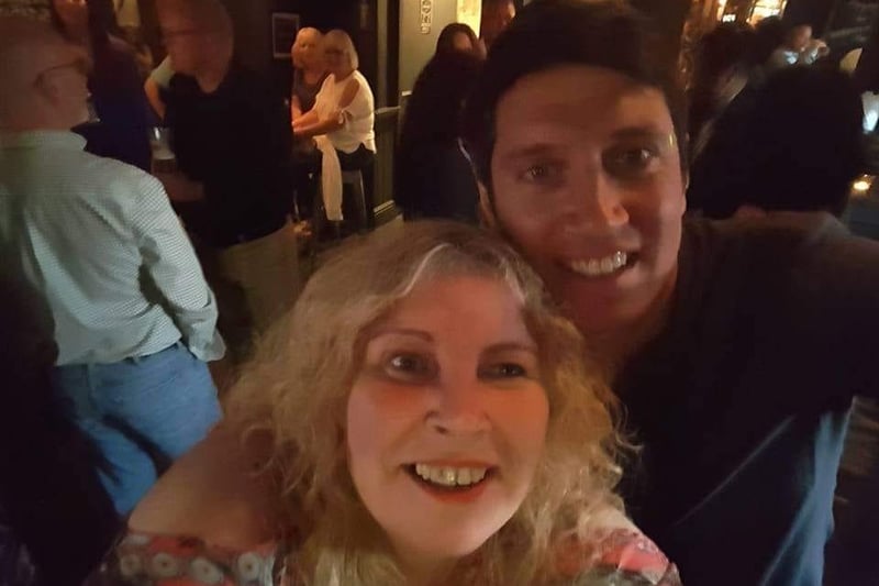 Michelle Goddard, said: "Myself with Vernon Kay in a pub in Bawtry. He had earlier done a DJ set at the races in July 2016."