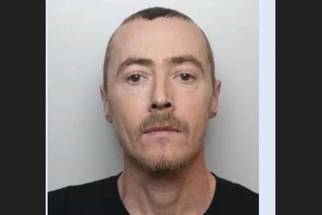 Detectives say they are asking for help tracking down ‘wanted’ man Glenn Thackeray, aged 42, from Arbourthorne, in connection with an alleged burglary in the city in September 2022.