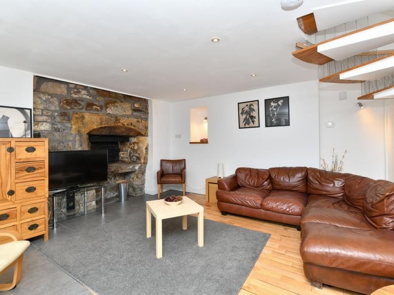 Lounge with original baker's oven.