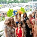 Some of the stunning outfits on display at the 2023 St Leger Festival at Doncaster Racecourse