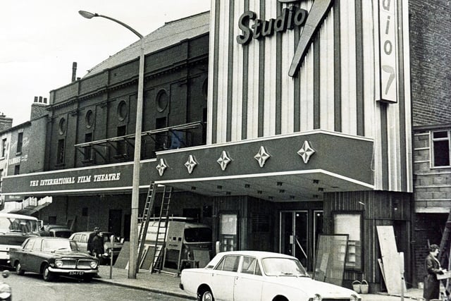 Studio 7 Cinema, The Wicker, Sheffield, pictured here in 1968. Originally the Wicker Picture House, it finally closed in 1987 and was later demolished
