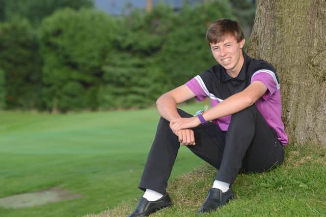 Golf champion Matt Fitzpatrick made sure his teachers at Tapton School remembered him – by giving them all signed golf balls the day he left.World No 1 Amateur golfer Matt Fitzpatrick at Hallamshire Golf Club. He is pictured the year he left school, in 2013. PIcture: Dean Atkins