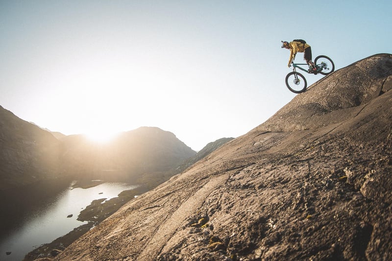 Danny MacAskill is a daredevil cyclist with more than 1.6 million followers on Instagram. Here he is 'doing the Dubhs' on his native Isle of Skye.