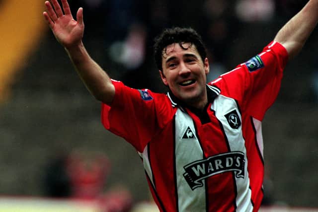 Dean Saunders in his Sheffield United days