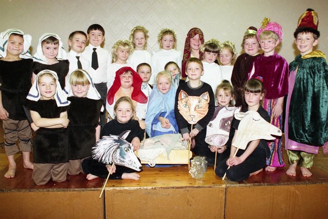 The Hastings Hill Primary School Nativity in December 1992. Is there someone you know in the cast?