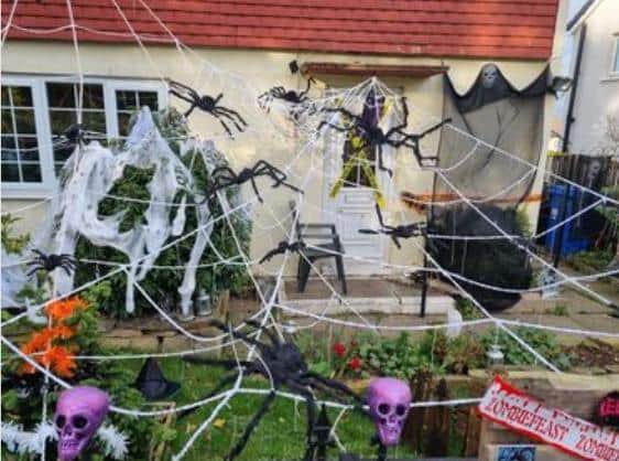 John Berry's house on New Cross Way in Woodhouse is one of the best-decorated homes in Sheffield this Halloween