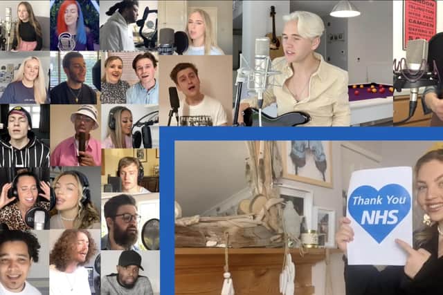 Sheffield artist, Chanel Yates (bottom right) has joined 21 independent musicians from across the country to raise money for the NHS.