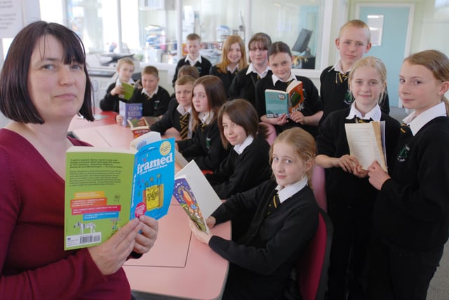 South Shields Community School in 2008 where students were celebrating the National Year of Reading.