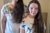Sarah and Matilda Marshall are donating their hair to the little Princess trust in memory of late dad and husband Nigel, who died from a rare form of brain cancer.