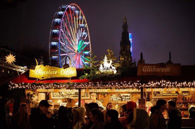 Edinburgh's Christmas Market will launch on November 20, running until January 2. It's going to be bigger than ever this year, expanding from its unsual home in East Princes Street Gardens to West Princes Street Gardens and George Street between Castle Street and Charlotte Square. There will be market stalls selling tasty food, bars for a festive drink and a variety of rides to enjoy. Meanwhile, the 'Lidl On Ice' ice rink will let you strap on your skates and glide down George Street for the first time.